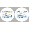 le Loir et Cher (2fois 10cm) - Sticker/autocollant