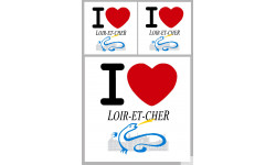 le Loir et Cher (1fois 10cm / 2 fois 5cm) - Sticker/autocollant