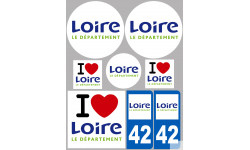 Loire (8 autocollants variés) - Sticker/autocollant