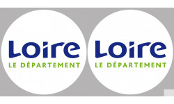 la Loire (2fois 10cm) - Sticker/autocollant