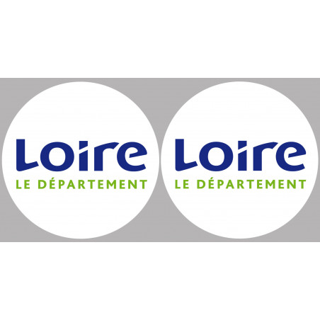 Département 42 la Loire (2 fois 10cm) - Sticker/autocollant