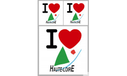 la Haute Loire (1fois 10cm / 2 fois 5cm) - Sticker/autocollant