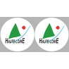 la Haute Loire (2fois 10cm) - Sticker/autocollant
