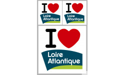 la Loire Atlantique (1fois 10cm / 2 fois 5cm) - Sticker/autocollant