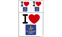 le Loiret (1fois 10cm / 2 fois 5cm) - Sticker/autocollant
