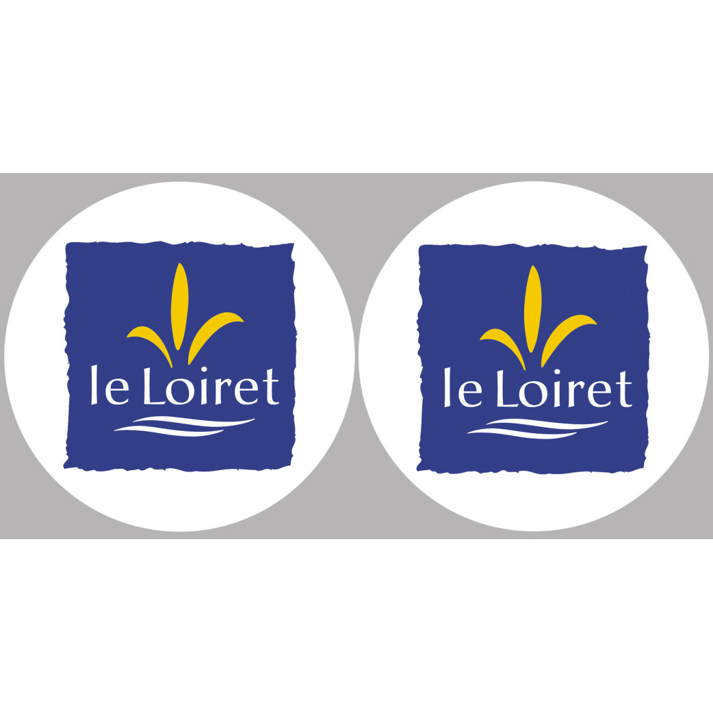 le Loiret (2fois 10cm) - Sticker/autocollant