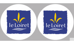 Département 45 le Loiret (2 fois 10cm) - Sticker/autocollant
