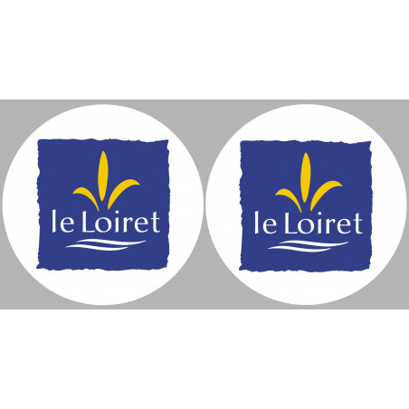 le Loiret (2fois 10cm) - Sticker/autocollant
