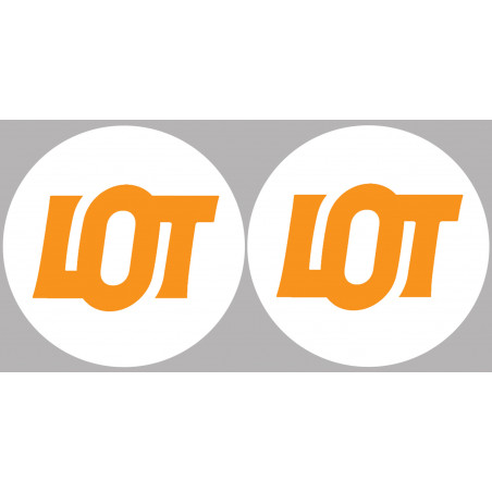 le Lot (2fois 10cm) - Sticker/autocollant