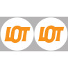 le Lot (2fois 10cm) - Sticker/autocollant