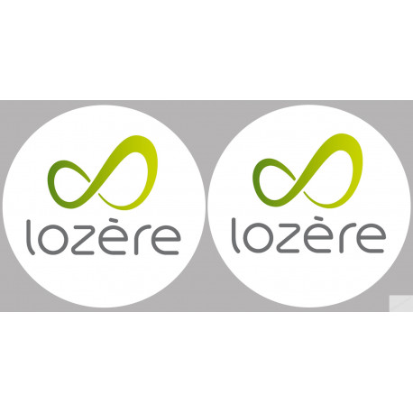 la Lozère (2fois 10cm) - Sticker/autocollant