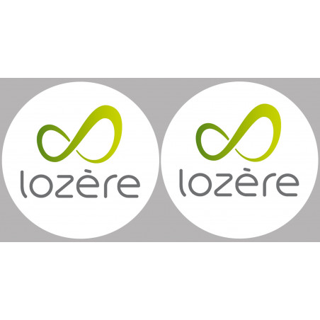 la Lozère (2fois 10cm) - Sticker/autocollant