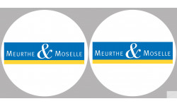 Département 54 la Meurthe et Moselle (2 fois 10cm) - Sticker/autocollant