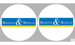 la Meurthe et Moselle (2fois 10cm) - Sticker/autocollant