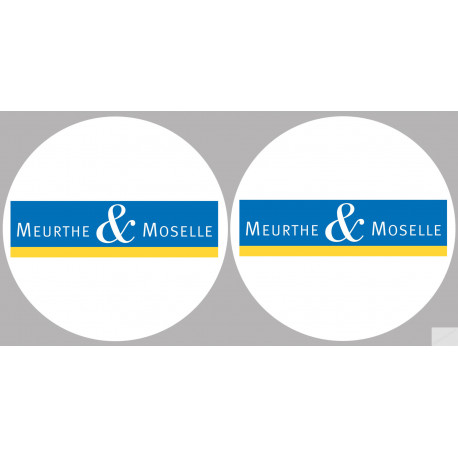 la Meurthe et Moselle (2fois 10cm) - Sticker/autocollant