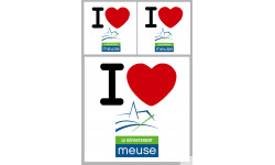 la Meuse (1fois 10cm / 2 fois 5cm) - Sticker/autocollant