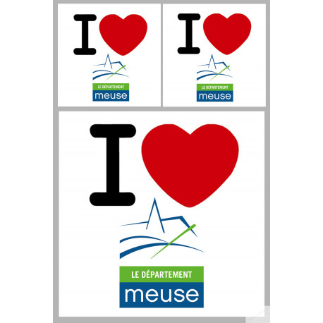 la Meuse (1fois 10cm / 2 fois 5cm) - Sticker/autocollant