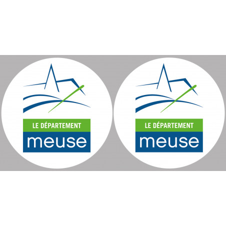 la Meuse (2fois 10cm) - Sticker/autocollant