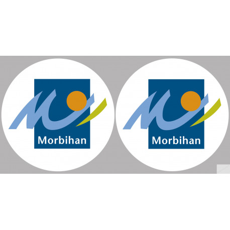 le Morbihan (2fois 10cm) - Sticker/autocollant