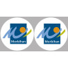 le Morbihan (2fois 10cm) - Sticker/autocollant