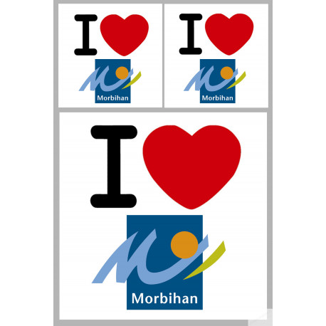 le Morbihan (1fois 10cm / 2 fois 5cm) - Sticker/autocollant
