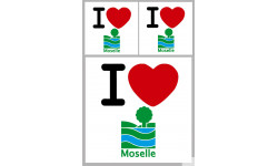 la Moselle (1fois 10cm / 2 fois 5cm) - Sticker/autocollant
