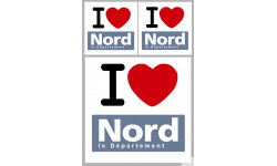 le Nord (1fois 10cm / 2 fois 5cm) - Sticker/autocollant