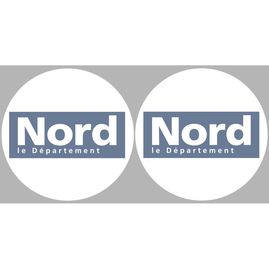 le Nord (2fois 10cm) - Sticker/autocollant