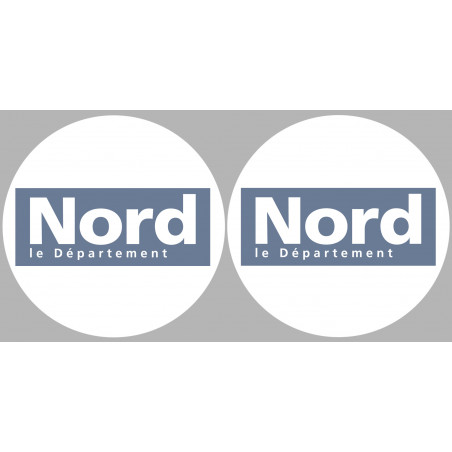 le Nord (2fois 10cm) - Sticker/autocollant