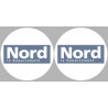 le Nord (2fois 10cm) - Sticker/autocollant