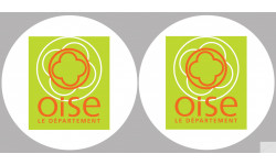 l'Oise (2fois 10cm) - Sticker/autocollant