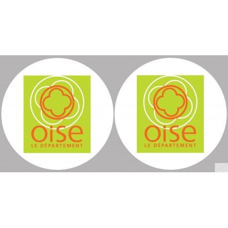 l'Oise (2fois 10cm) - Sticker/autocollant l'Oise (2fois 10cm) - Sticker/autocollant