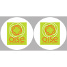 l'Oise (2fois 10cm) - Sticker/autocollant