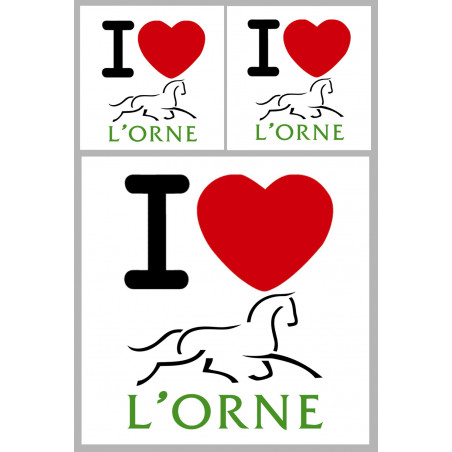 l'Orne (1fois 10cm / 2 fois 5cm) - Sticker/autocollant