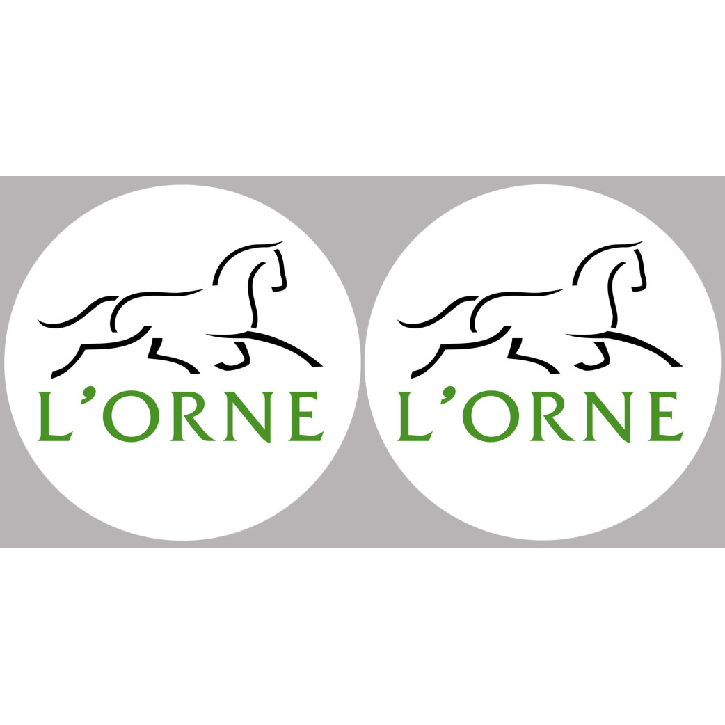 l'Orne (2fois 10cm) - Sticker/autocollant