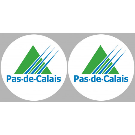 Département 62 le Pas-de-Calais (2 fois 10cm) - Sticker/autocollant