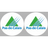 le Pas-de-Calais (2fois 10cm) - Sticker/autocollant