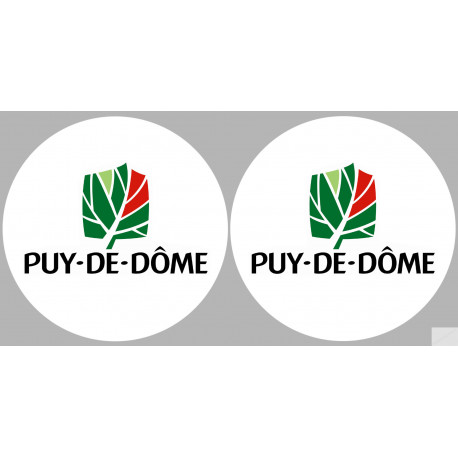 le Puy-de-Dôme (2fois 10cm) - Sticker/autocollant