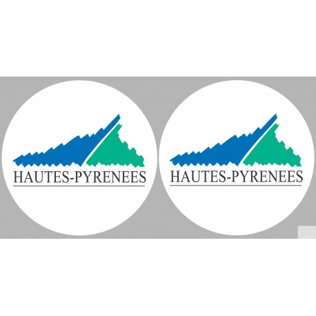 les Hautes-Pyrénées (2fois 10cm) - Sticker/autocollant