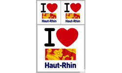le Haut-Rhin (1fois 10cm 2fois 5cm) - Sticker/autocollant