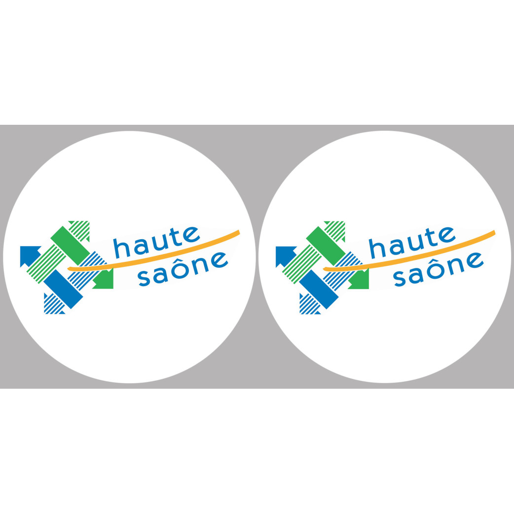 la Haute Saône (2fois 10cm) - Sticker/autocollant
