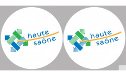 la Haute Saône (2fois 10cm) - Sticker/autocollant