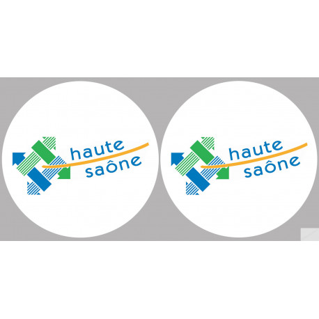 la Haute Saône (2fois 10cm) - Sticker/autocollant