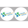 la Haute Saône (2fois 10cm) - Sticker/autocollant