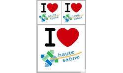 la Haute Saône (1fois 10cm 2fois 5cm) - Sticker/autocollant