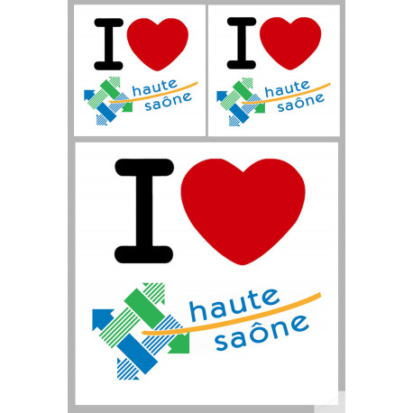 la Haute Saône (1fois 10cm 2fois 5cm) - Sticker/autocollant la Haute Saône (1fois 10cm 2fois 5cm) - Sticker/autocollant