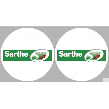 la Sarthe (2fois 10cm) - Sticker/autocollant