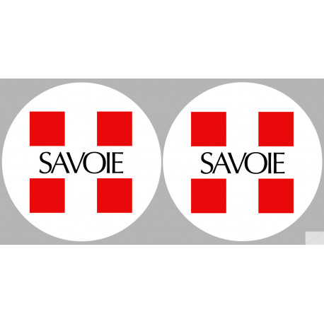 la Savoie (2fois 10cm) - Sticker/autocollant