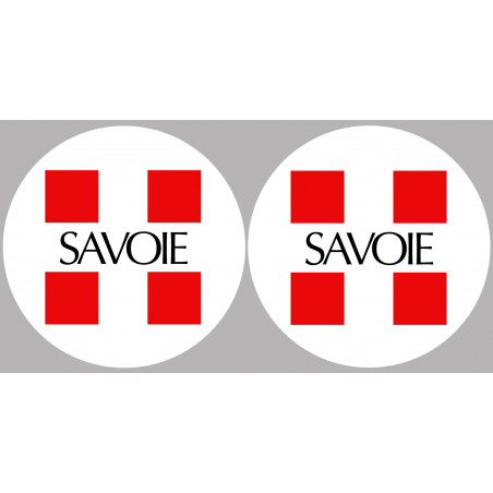 la Savoie (2fois 10cm) - Sticker/autocollant