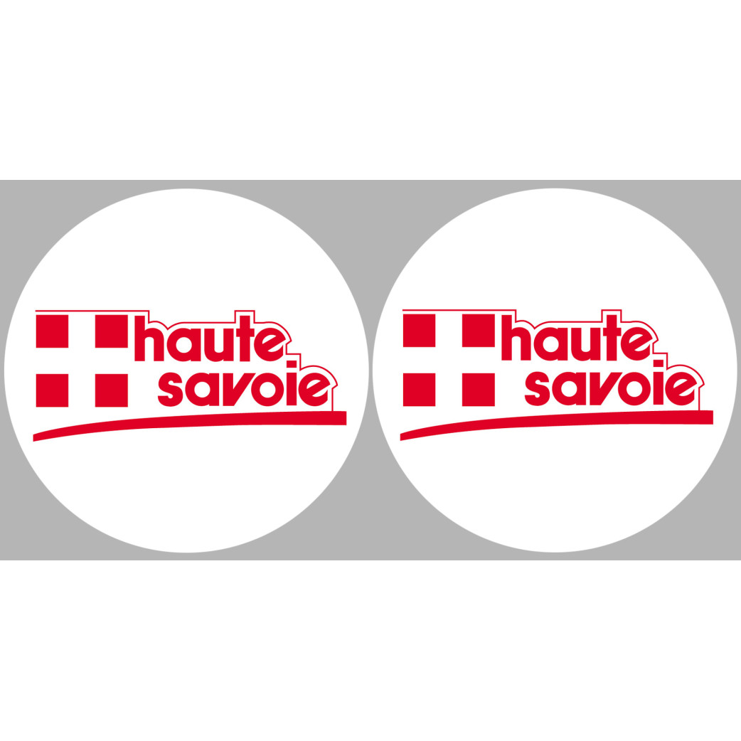 la Haute Savoie (2fois 10cm) - Sticker/autocollant